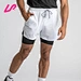 Elevate your workout with our running shorts two in one. Shop now for a range of sizes and colors to enhance your fitness routine with our workout shorts for men.